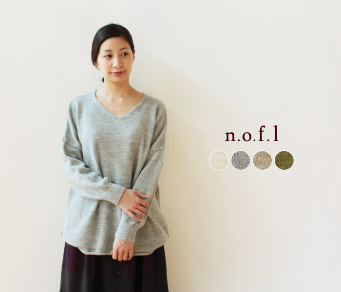 nofl アルパカウールニットプルオーバー