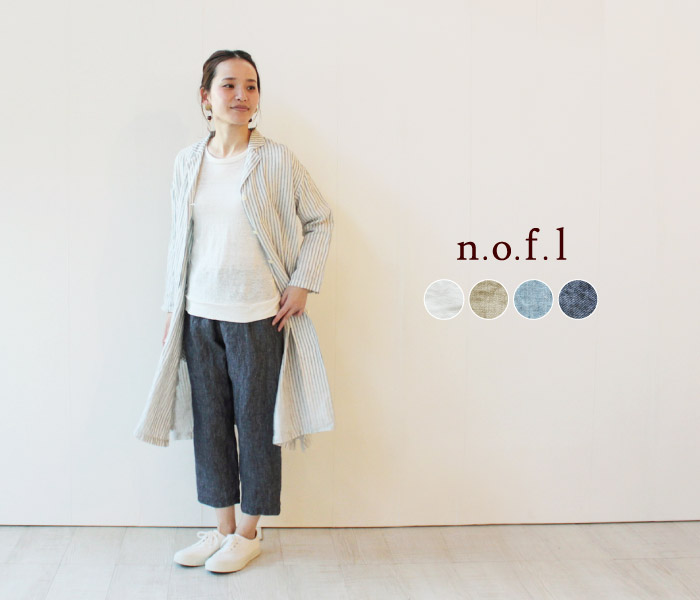 nofl リトアニアリネンデニムパンツ