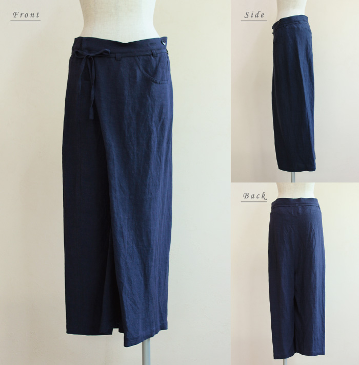 doux bleu オーバーサイズラップパ
ンツ